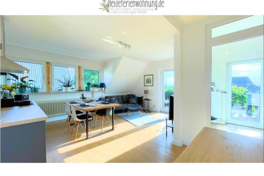 Heideferienwohnung - Die Neue Ferienwohnung Kalyves Extérieur photo